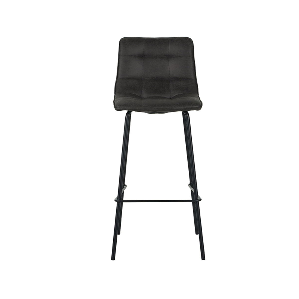 Barkruk Bistro | Grijs Microvezel