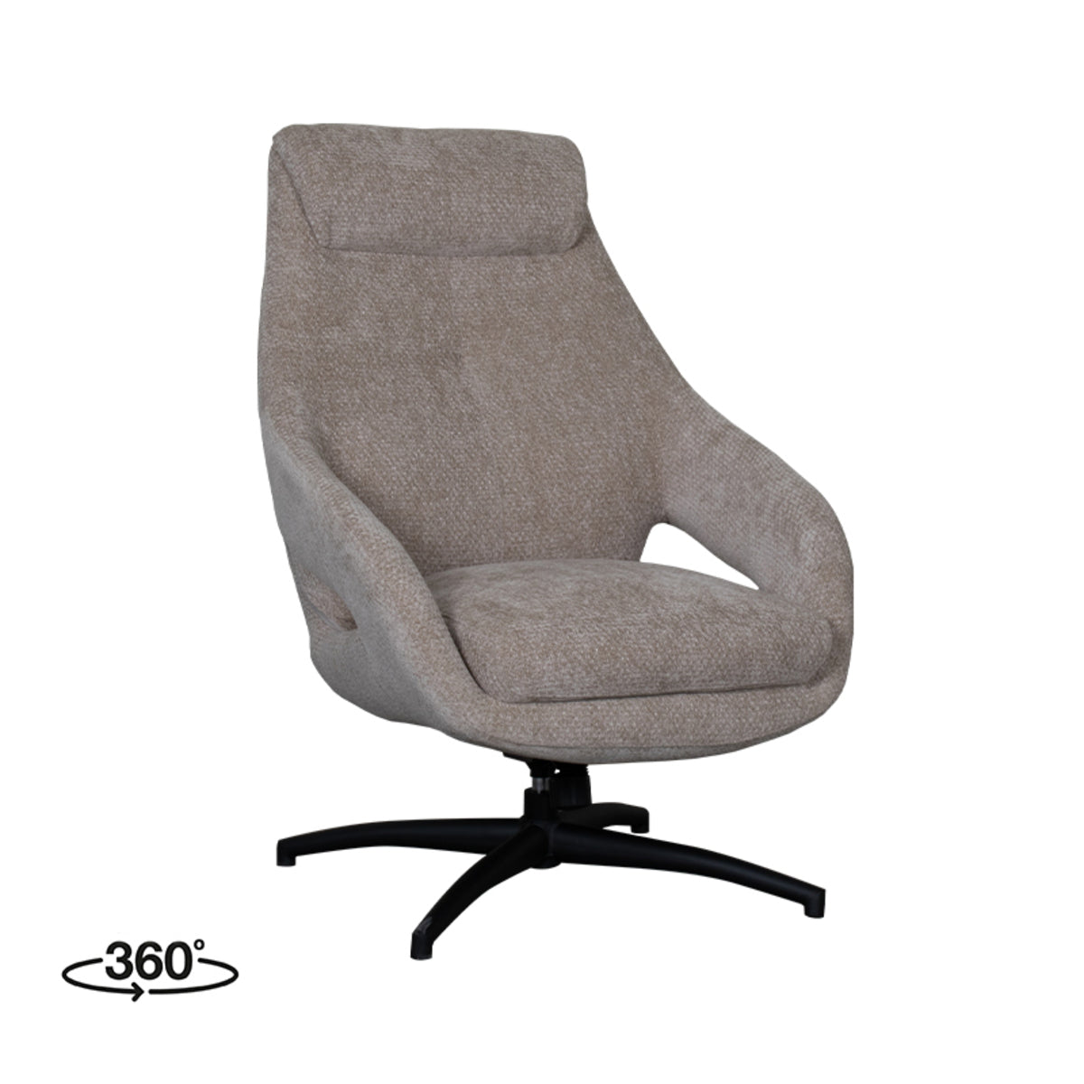 Fauteuil Maxwell | Beige Stof
