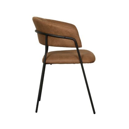 Eetkamerstoel Luuk | Bruin Microvezel