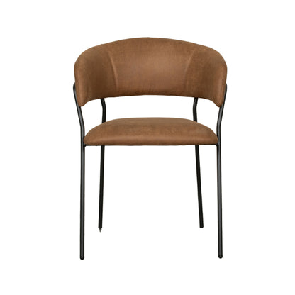 Eetkamerstoel Luuk | Bruin Microvezel