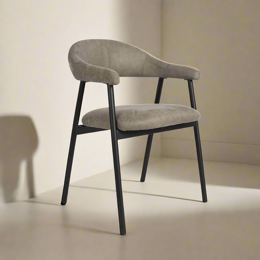 Eetkamerstoel Amaze | Taupe Microvezel