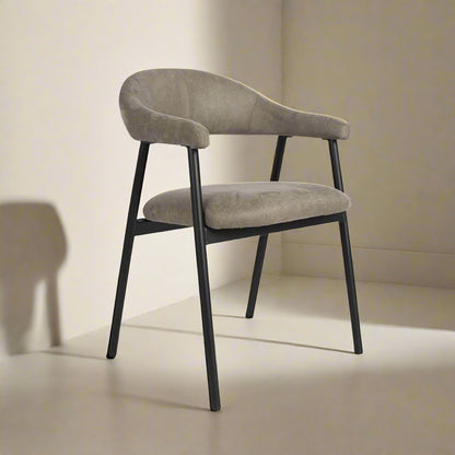 Eetkamerstoel Amaze | Taupe Microvezel