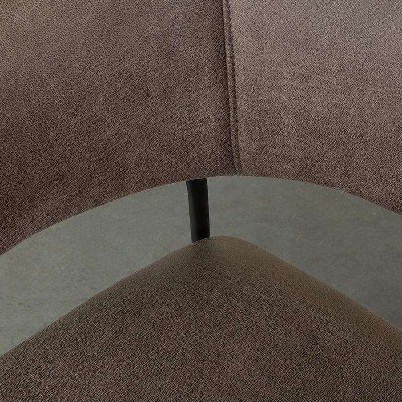 Eetkamerstoel Luuk | Taupe Microvezel