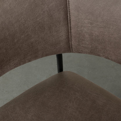 Eetkamerstoel Luuk | Taupe Microvezel