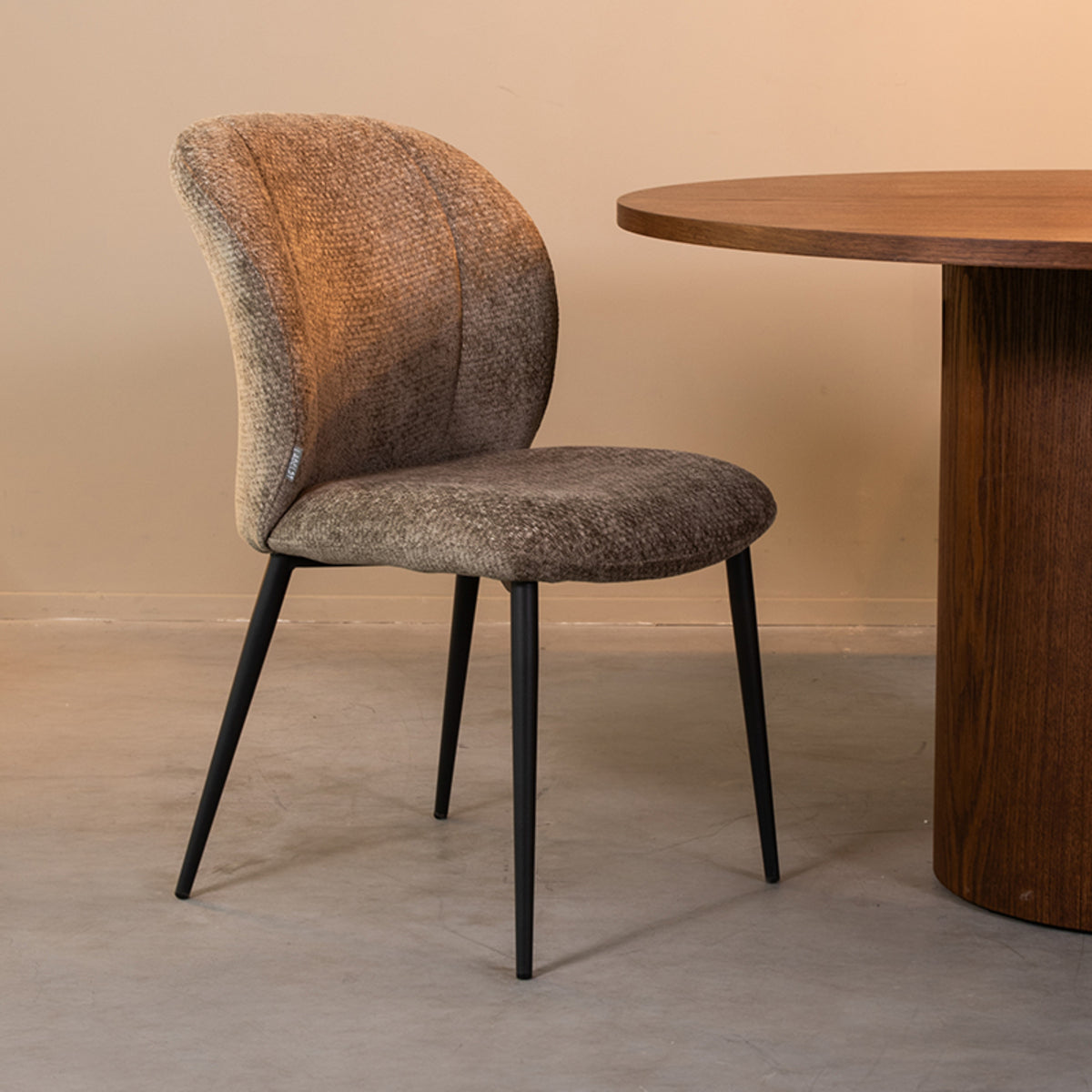 Eetkamerstoel Vino | Groen Stof