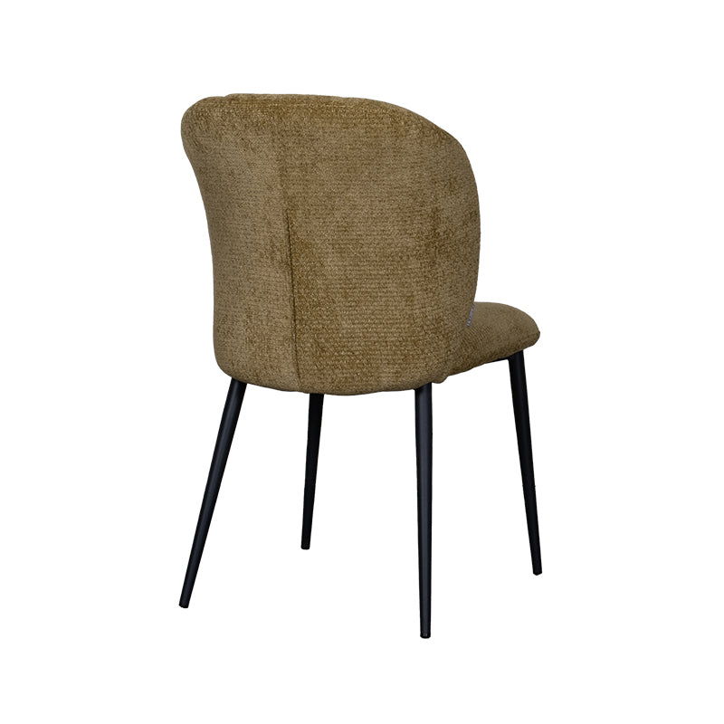 Eetkamerstoel Vino | Geel Stof