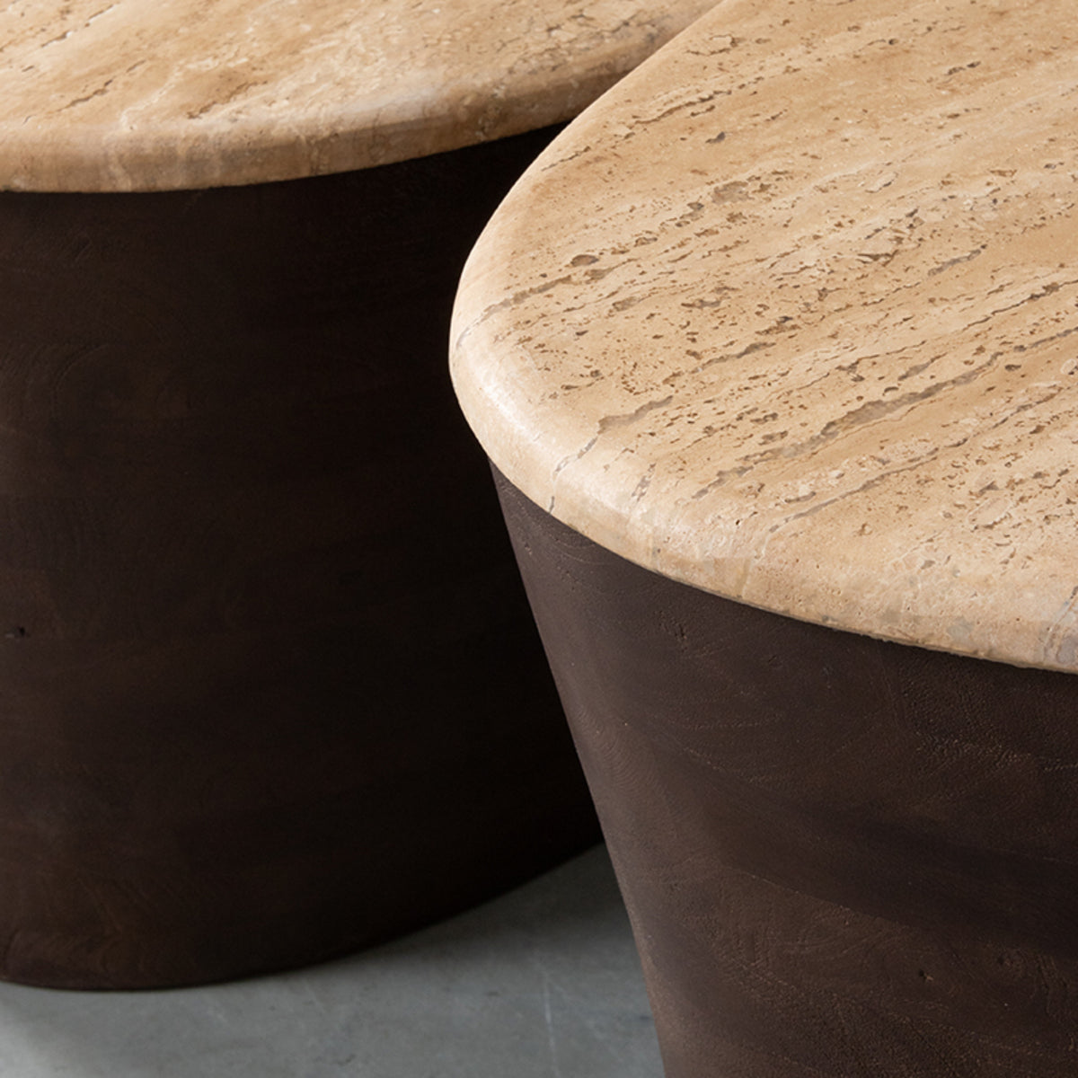 Salontafel Ravi | Bruin Travertin