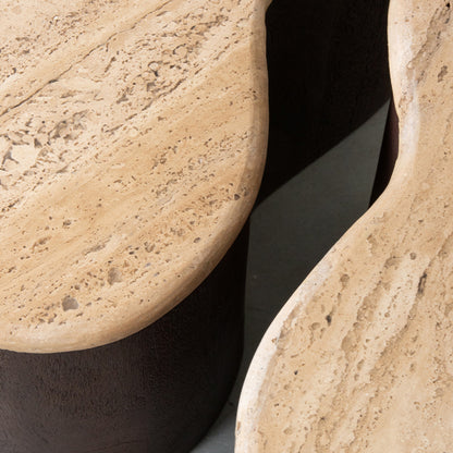 Salontafel Davi | Bruin Travertin