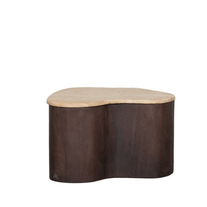 Salontafel Davi | Bruin Travertin