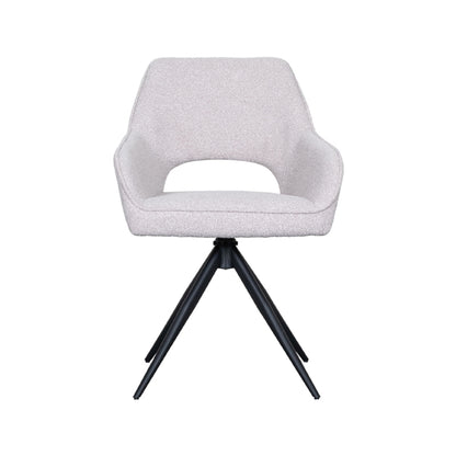 Eetkamerstoel Finley | Naturel Bouclé