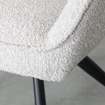 Eetkamerstoel Finley | Naturel Bouclé