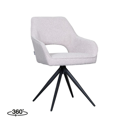 Eetkamerstoel Finley | Naturel Bouclé