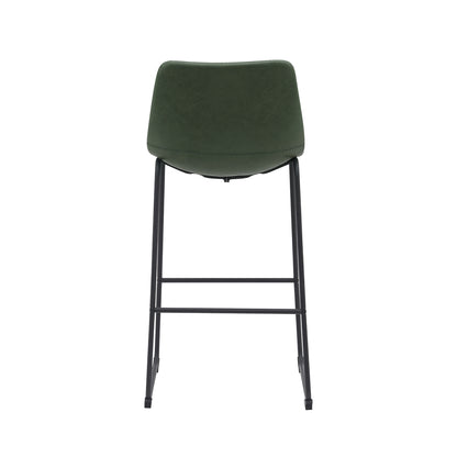 Barkruk Risto | Groen PU-Leder