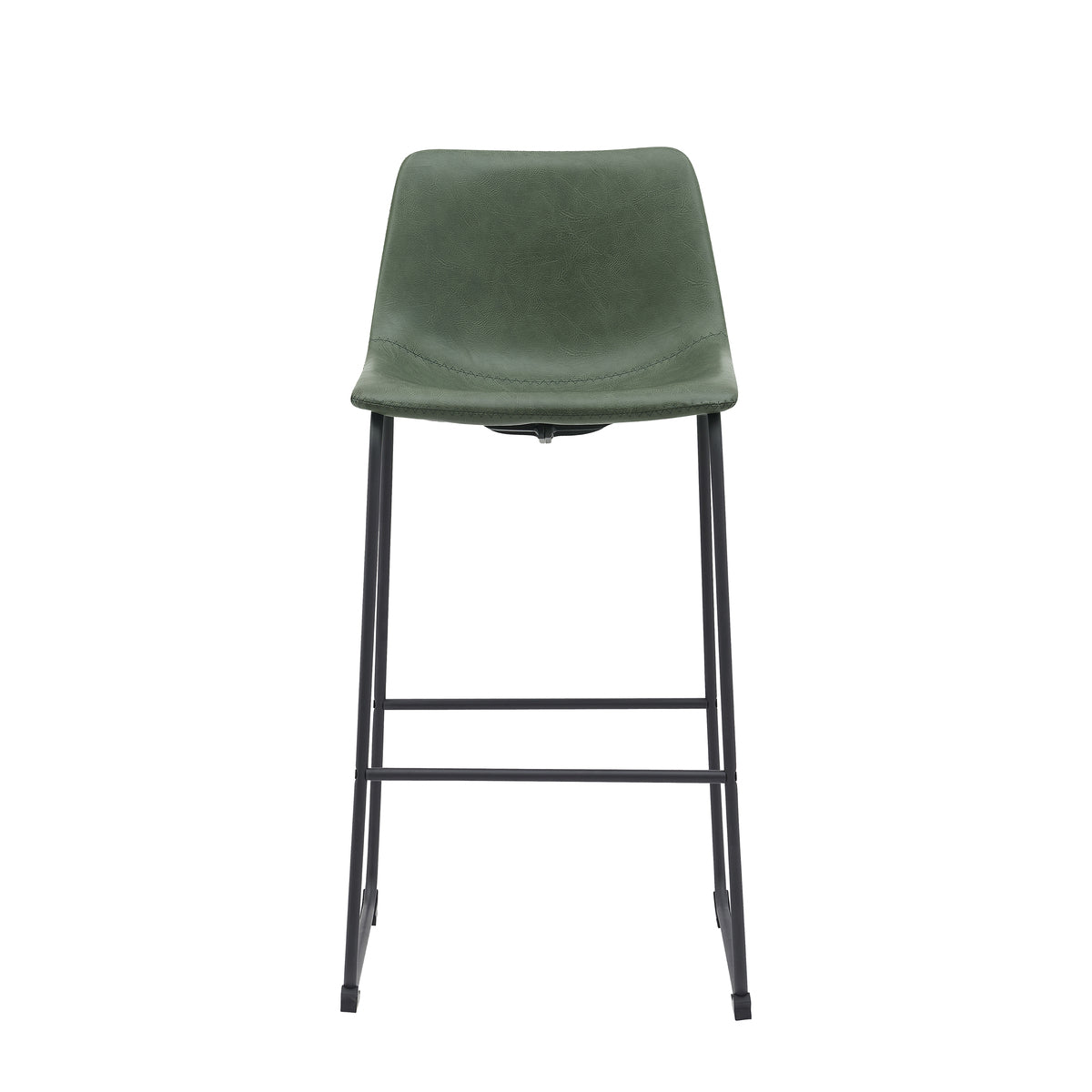 Barkruk Risto | Groen PU-Leder