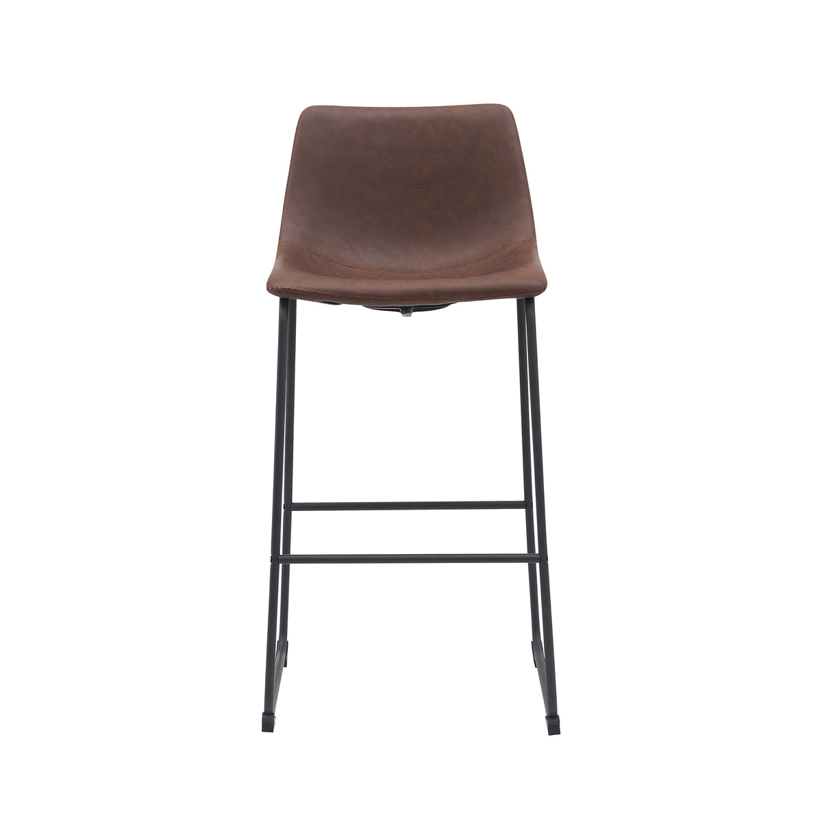 Barkruk Risto | Bruin PU-Leder