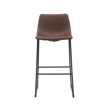 Barkruk Risto | Bruin PU-Leder