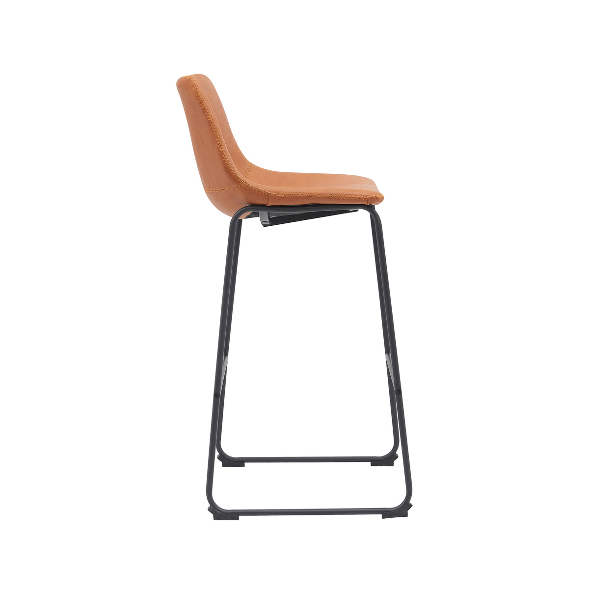 Barkruk Risto | Bruin PU-Leder