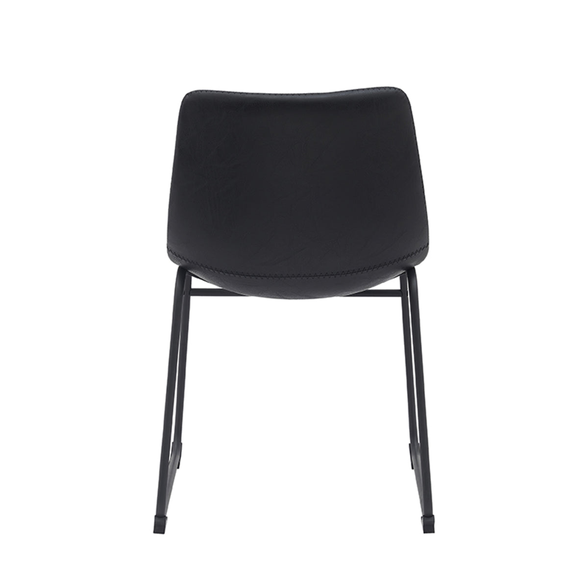 Eetkamerstoel Risto | Zwart PU-Leder