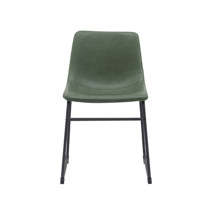 Eetkamerstoel Risto | Groen PU-Leder