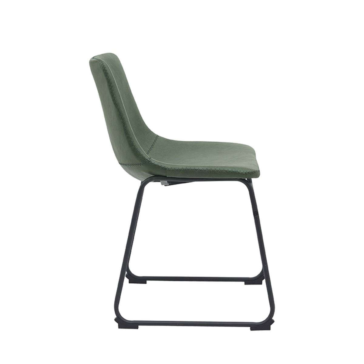 Eetkamerstoel Risto | Groen PU-Leder