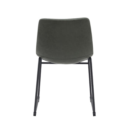 Eetkamerstoel Risto | Groen PU-Leder