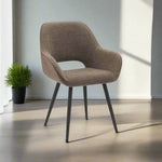 Eetkamerstoel Fer | Bruin Bouclé