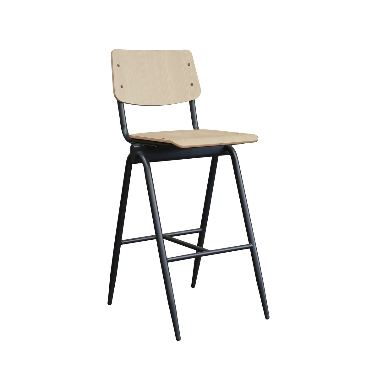 Barkruk Solid | Naturel Hout