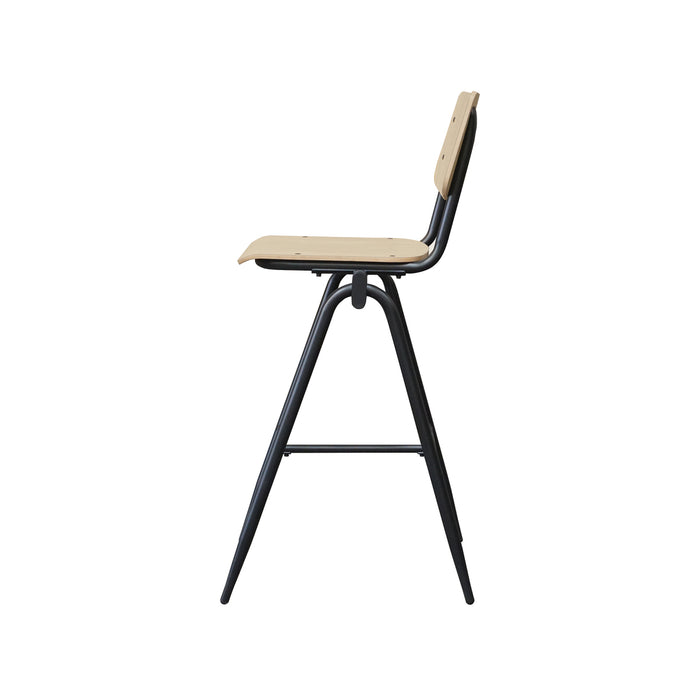 Barkruk Solid | Naturel Hout