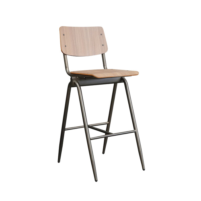 Barkruk Solid | Walnoot Hout