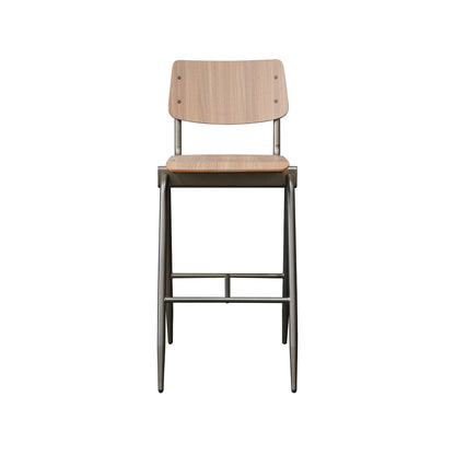 Barkruk Solid | Walnoot Hout