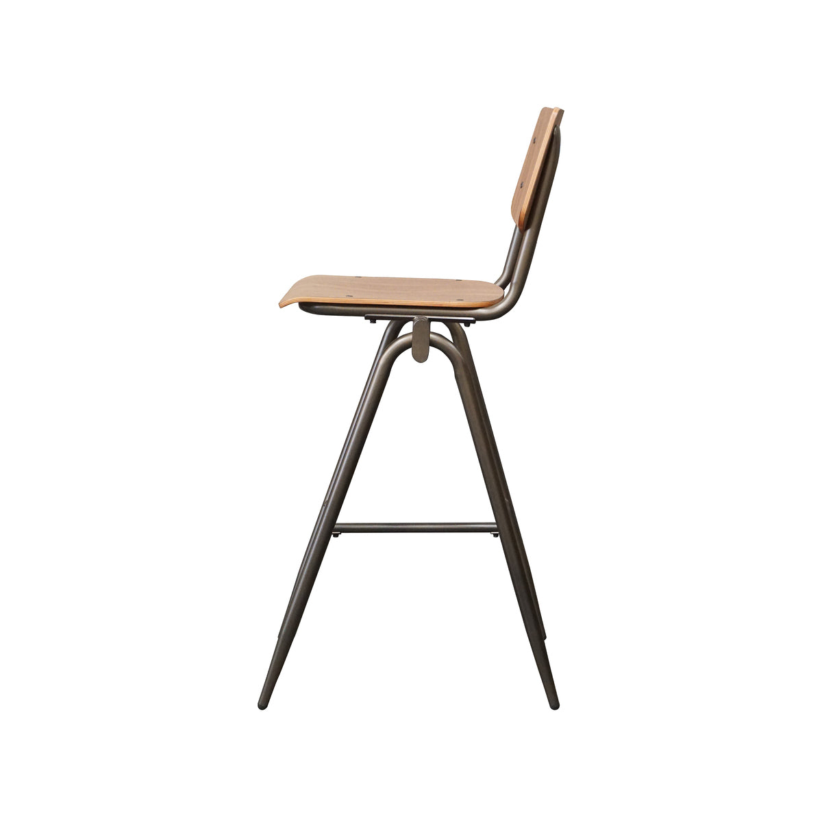 Barkruk Solid | Walnoot Hout