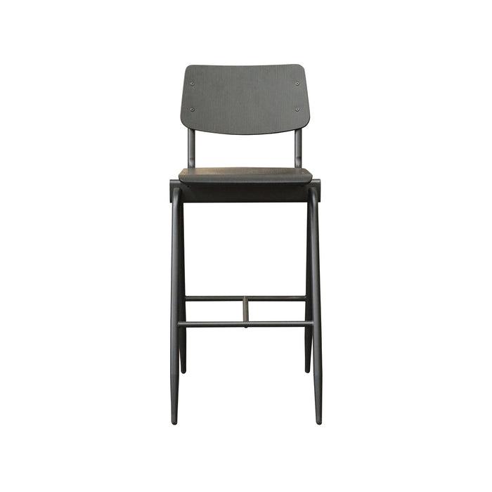 Barkruk Solid | Zwart Hout