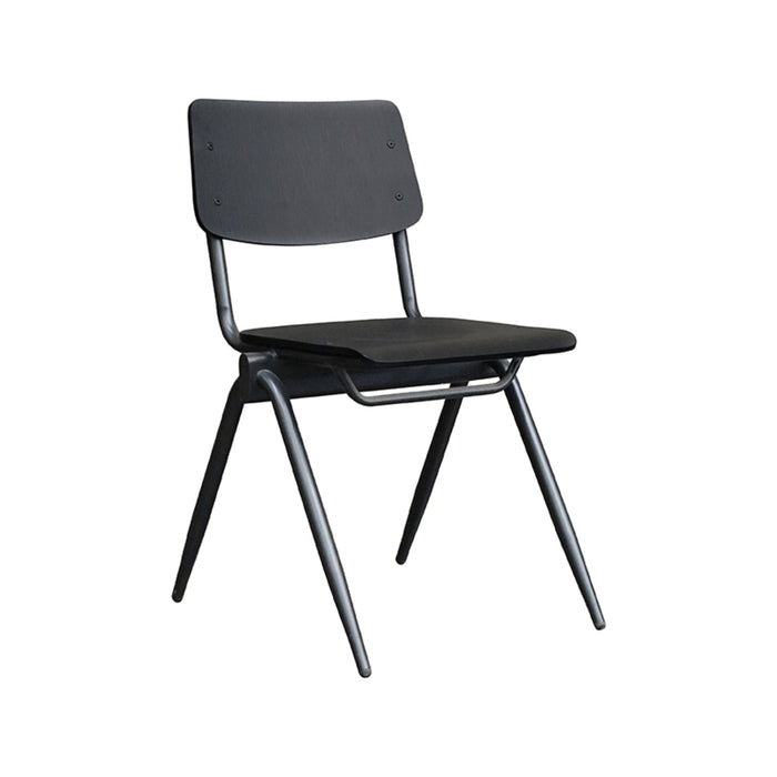Eetkamerstoel Solid | Zwart Hout