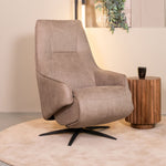 Elektrische Fauteuil Odense | Taupe Microvezel