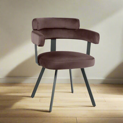 Eetkamerstoel Bardio | Taupe Velvet