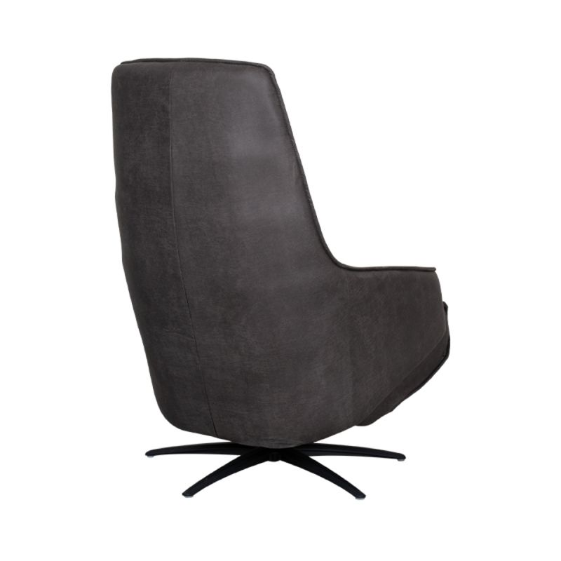 Elektrische Fauteuil Odense | Antraciet Microvezel