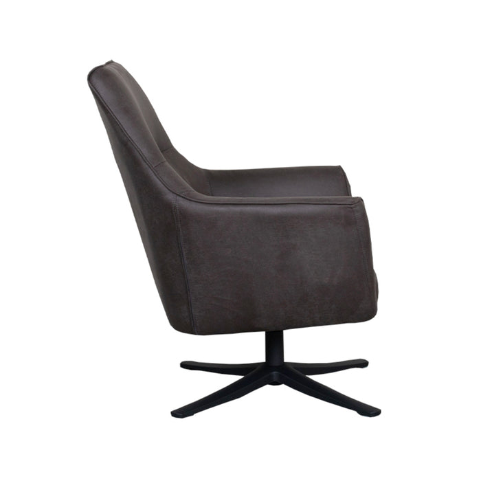 Fauteuil Tod | Grijs Microvezel