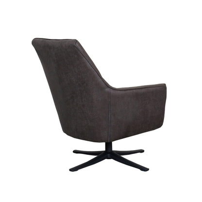 Fauteuil Tod | Grijs Microvezel