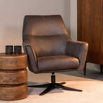 Fauteuil Tod | Grijs Microvezel
