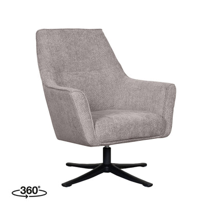 Fauteuil Tod | Grijs Stof