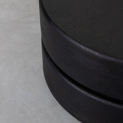 Salontafel Milly | Zwart Mangohout