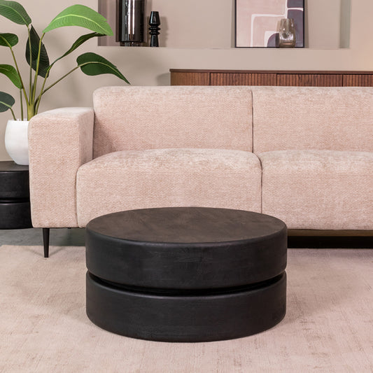 Salontafel Milly | Zwart Mangohout