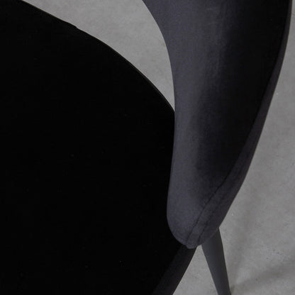 Eetkamerstoel Bliss | Zwart Velvet