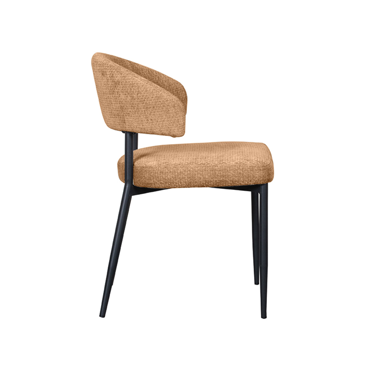 Eetkamerstoel Bliss | Bruin Stof