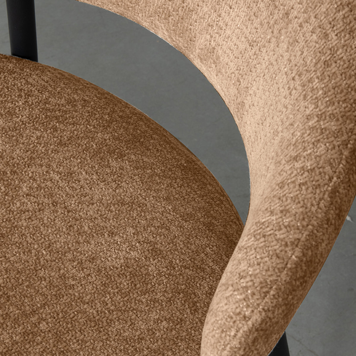 Eetkamerstoel Bliss | Bruin Stof