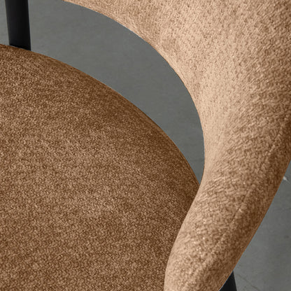 Eetkamerstoel Bliss | Bruin Stof