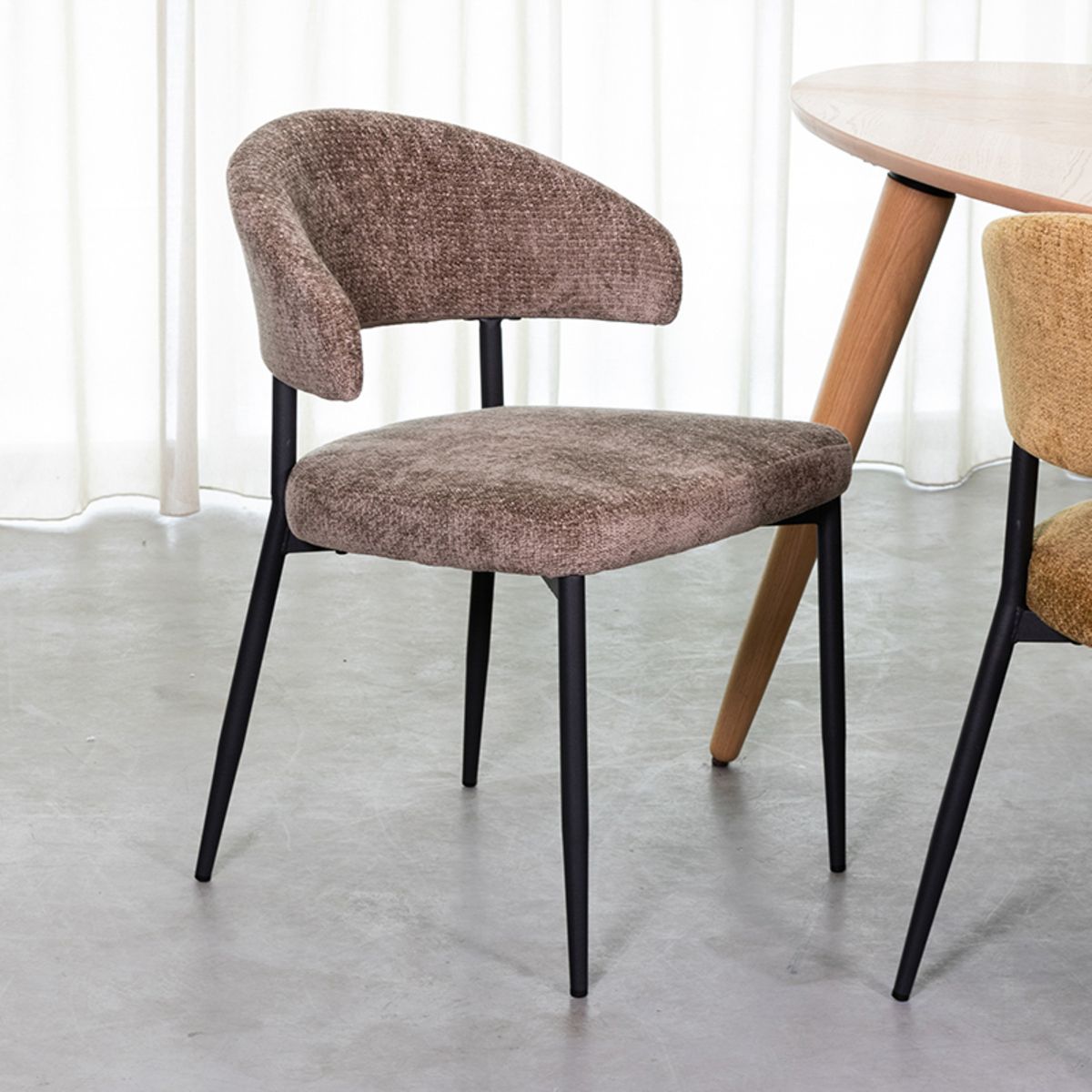 Eetkamerstoel Bliss | Groen Stof