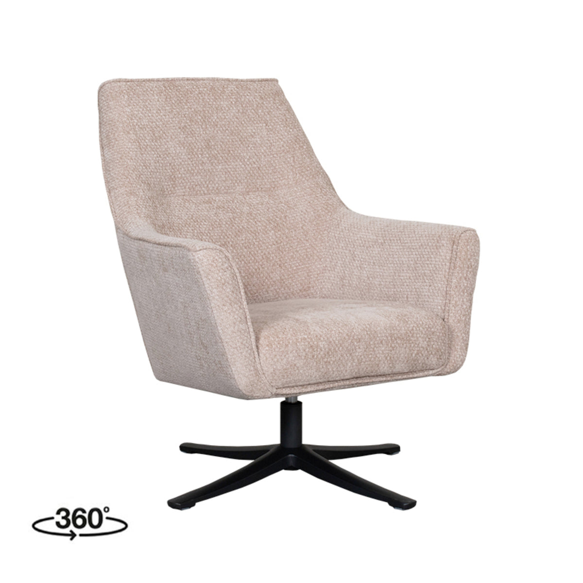 Fauteuil Tod | Beige Stof