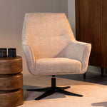 Fauteuil Tod | Beige Stof