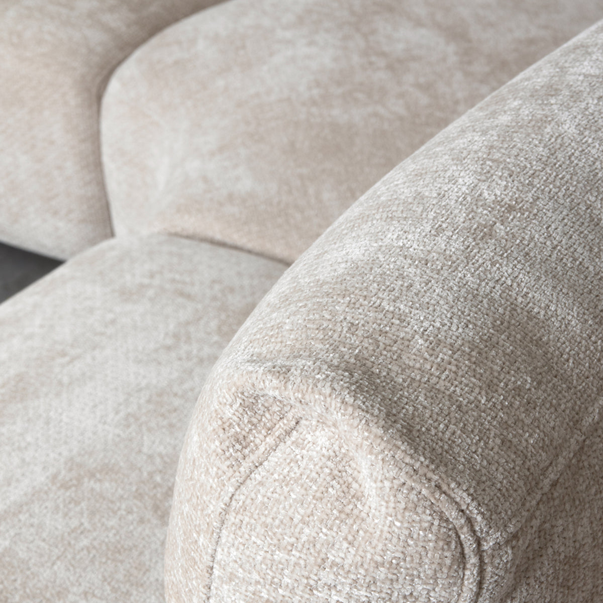 Hoekbank Milano | Naturel Stof